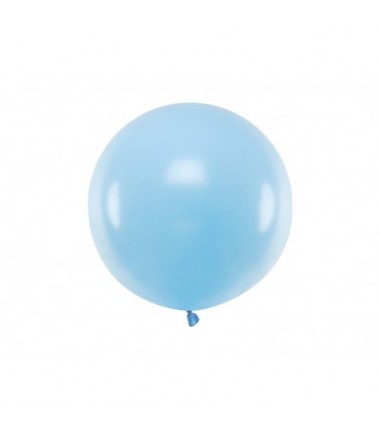 Balon gigant STRONG OLBRZYM okrągły 60 cm - Pastel Baby Blue - błękitny