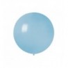 Balon Gemar 75 cm - 31" kula pastelowy niebieski delikatny, jasnoniebieski Baby blue G220/72 (macaron) - 1 sztuka