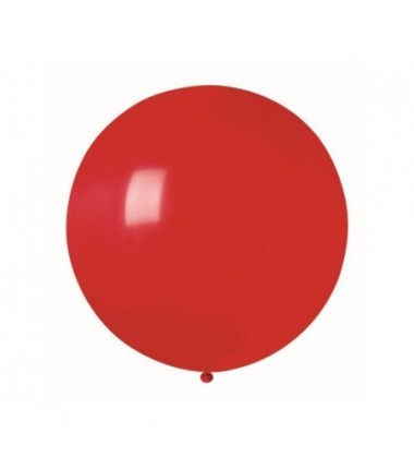 Balon Gemar 75 cm - 31" kula czerwony Red G220/045 - 1 sztuka