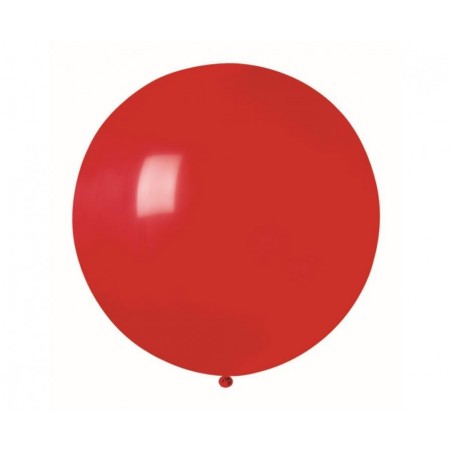 Balon Gemar 75 cm - 31" kula czerwony Red G220/045 - 1 sztuka