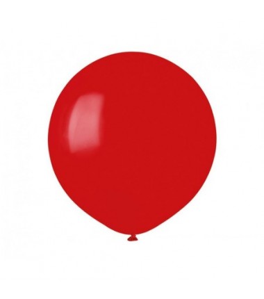 Balon Gemar 48 cm - 19" - pastelowy ciemny czerwony Red G19/045 - 1 sztuka