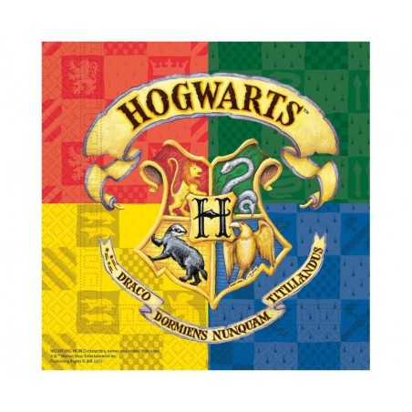 Serwetki papierowe Harry Potter Hogwarts Houses - 20 szt.
