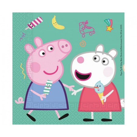 Serwetki papierowe Peppa Pig - 20 sztuk