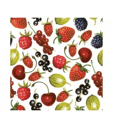 Serwetki papierowe Summer Fruits Allover - Letnie owoce - 20 sztuk