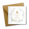 Zaproszenie na KOMUNIĘ ŚWIĘTĄ dla MATKI CHRZESTNEJ + IMIĘ dziecka - NIEZAPOMINAJKI PERSONALIZOWANE