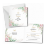 Zaproszenie na KOMUNIĘ ŚWIĘTĄ dla PRABABCI + IMIĘ dziecka - RÓŻA NAROŻNIK PERSONALIZOWANE