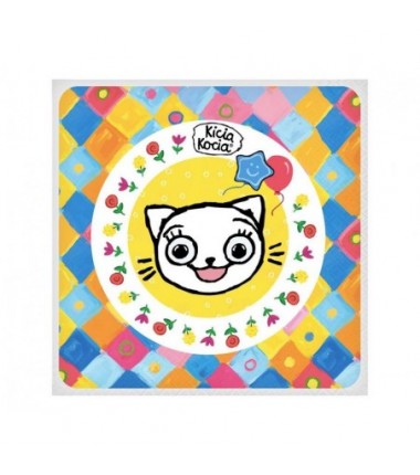 Serwetki papierowe - Kicia Kocia 33 x 33cm - 20 sztuk