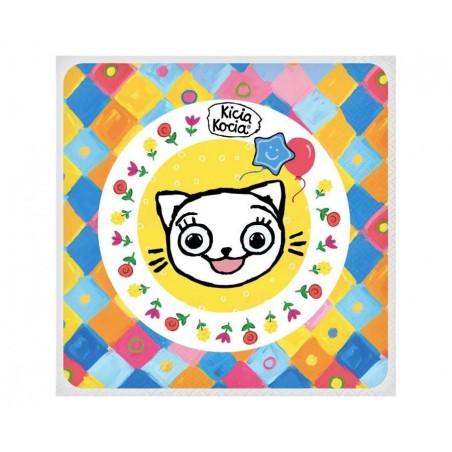 Serwetki papierowe - Kicia Kocia 33 x 33cm - 20 sztuk