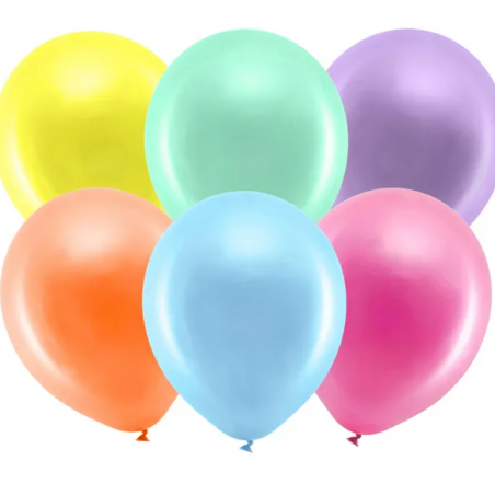 Balony  Rainbow 30cm metalizowane - 100 sztuk