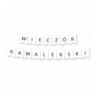 Girlanda Wieczór Kawalerski - czarna