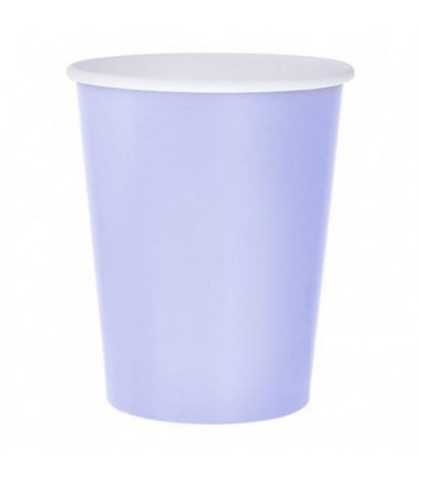 Kubeczki papierowe lawendowe 270ml 14 sztuk