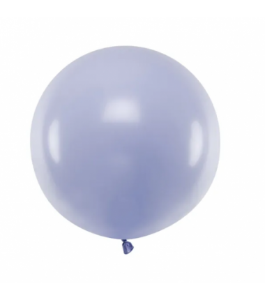 Balon gigant STRONG OLBRZYM okrągły 60 cm - Pastel Light Lilac - liliowy