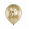 Balony Glossy 30cm, 50 złoty - 6 sztuk