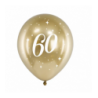 Balony Glossy 30cm, 60 złoty - 6 sztuk