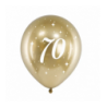 Balony Glossy 30cm, 70 złoty - 6 sztuk
