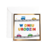 Kartka Okolicznościowa na Urodziny -Błysk - Auta