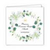 Zaproszenie na KOMUNIĘ ŚWIĘTĄ - Biała Lilia PERSONALIZOWANE - 10 sztuk