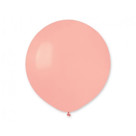 Balon Gemar 48 cm - 19" - pastelowy różowy delikatny Baby pink G19/073 - 1 sztuka