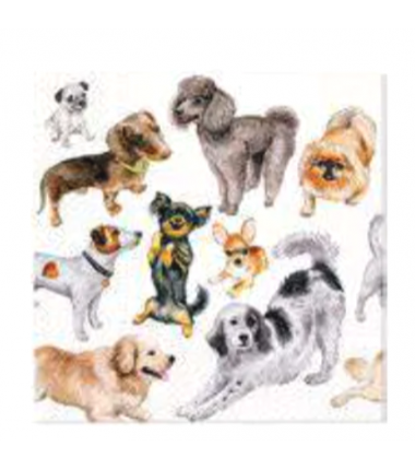 Serwetki Dogs Happiness - psy - 20 szt.