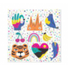 Serwetki Doodle Friends - urodzinowe - 20 szt.