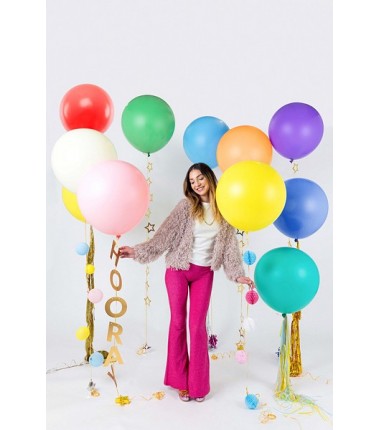 Balon Strong okrągły 60 cm - Pastel Lavender Blue - lawendowy