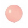 Balon Gemar 75 cm - 31" kula pastelowy różowy delikatny, jasnoróżowy Baby Pink - G220/73 (macaron) - 1 sztuka