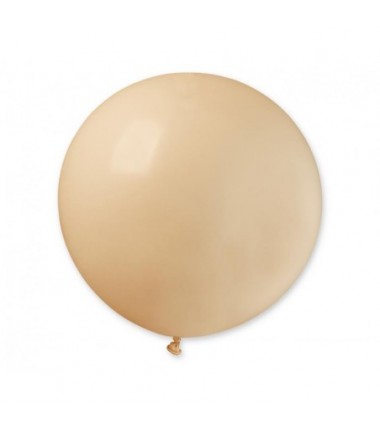 Balon Gemar 80 cm - 31" kula pastelowy cielisty Blush G30/69 - 1 sztuka