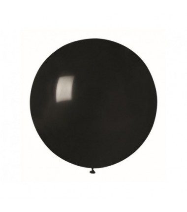 Balon Gemar 75 cm - 31" kula czarny Black G220/14 - 1 sztuka