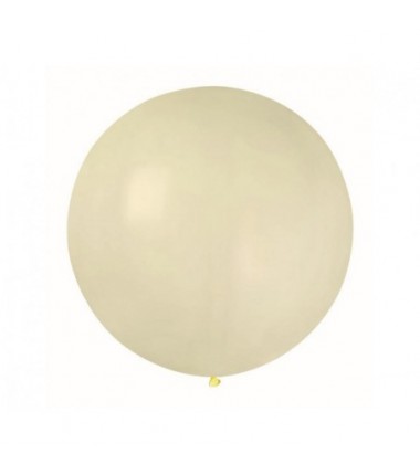 Balon Gemar 75 cm - 31" kula kość słoniowa Ivory G220/59 (macaron) - 1 sztuka