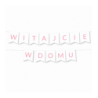 Girlanda Witajcie w Domu - Jasny Różowy
