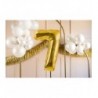 Balon foliowy Cyfra 7 - 72 cm - Jasny złoty