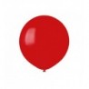 Balon Gemar 48 cm - 19" - pastelowy ciemny czerwony Red G19/045 - 1 sztuka