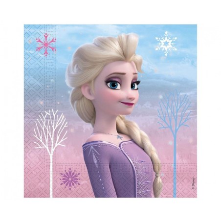 Serwetki papierowe Frozen 2: Wind Spirit - 20 sztuk