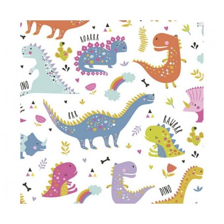 Serwetki papierowe Funny dinosaurs - Zabawne dinozaury - 20 sztuk