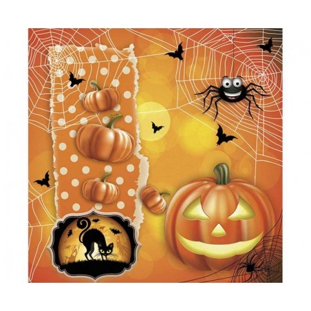 Serwetki papierowe Scarry Halloween - Straszny Halloween - 20 sztuk