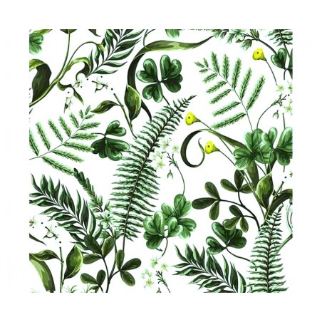 Serwetki papierowe Ferns and Green Leaves - Paprocie i zielone liscie - 20 sztuk
