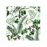Serwetki papierowe Ferns and Green Leaves - Paprocie i zielone liscie - 20 sztuk