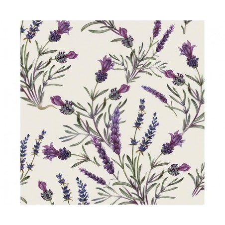 Serwetki papierowe Lavender Twigs - Gałązki lawendy - 20 sztuk