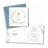 Zaproszenie na KOMUNIĘ ŚWIĘTĄ dla MATKI CHRZESTNEJ + IMIĘ dziecka - NIEZAPOMINAJKI PERSONALIZOWANE