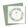 Zaproszenie na KOMUNIĘ ŚWIĘTĄ dla BABCI + IMIĘ dziecka - LIŚCIE PERSONALIZOWANE