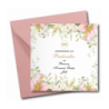 Zaproszenie na KOMUNIĘ ŚWIĘTĄ dla PRADZIADKA + IMIĘ dziecka - LILIA NAROŻNIK PERSONALIZOWANE