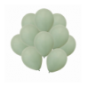 Balony Beauty&Charm 30 cm - 12" pastelowe szaro-zielone - 10 sztuk