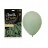 Balony Beauty&Charm 30 cm - 12" pastelowe szaro-zielone - 50 sztuk