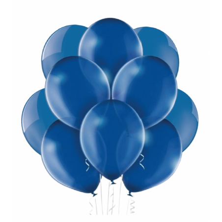 Balony BELBAL 30 cm - krystaliczne niebieskie Crystal Blue 14C-033 - 10 sztuk