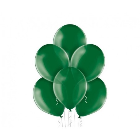 Balony BELBAL 30 cm - krystaliczne zielone Crystal Green 035/02 B105 - 50 sztuk