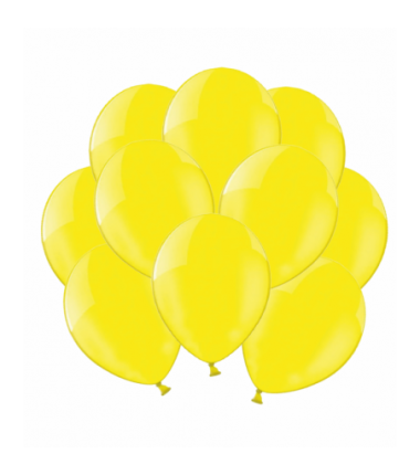 Balony BELBAL 30 cm - krystaliczne żółte Crystal Yellow 14C-036 - 10 sztuk