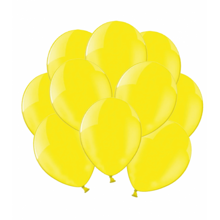 Balony BELBAL 30 cm - krystaliczne żółte Crystal Yellow 14C-036 - 10 sztuk