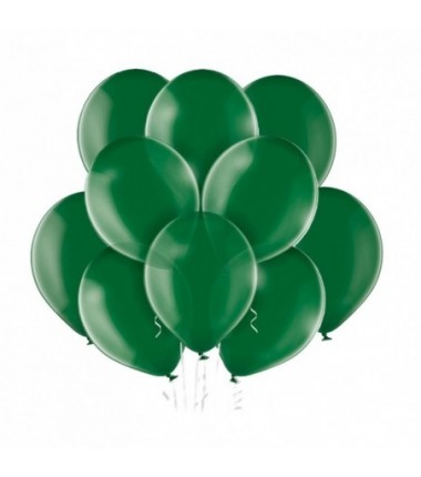 Balony BELBAL 30 cm krystaliczne zielone Crystal Green 035/02 B105 - 10 sztuk