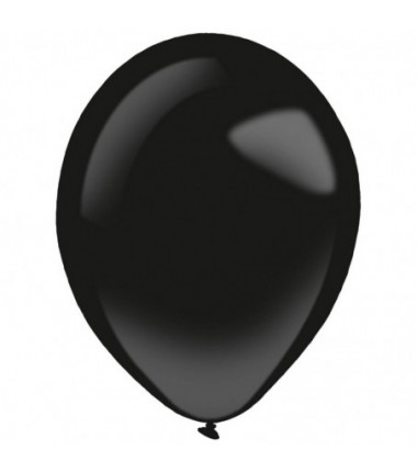 Balony Decorator 35 cm - 14" czarny Fashion Jet Black - 50 sztuk