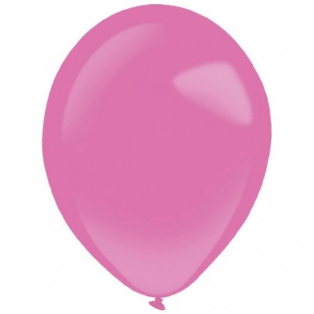 Balony Decorator 35 cm - 14" pastelowe ciemnoróżowe Fashion Hot Pink - 50 sztuk